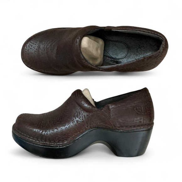 Ariat Clogs Womens Leather Comfort Brown Slip On Shoes - Picture 1 of 5